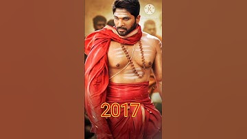 Allu Arjun transformation video 2001 to 2022#alluarjun#pushpa2#short#shortvideo#viralshort#shortsyou