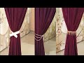 Curtains Tiebacks || How to Make Curtains Tie backs at Home || Using pearls and Lace
