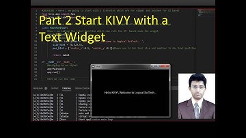 Part 2 Start Kivy with a Text widget