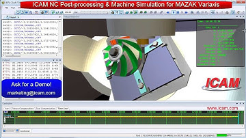 ICAM Technologies- NC Post-processing, CNC Machine Simulation, G-code simulation emulation