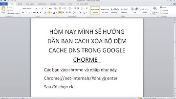 hướng dẫn xóa cache dns trong google chrome