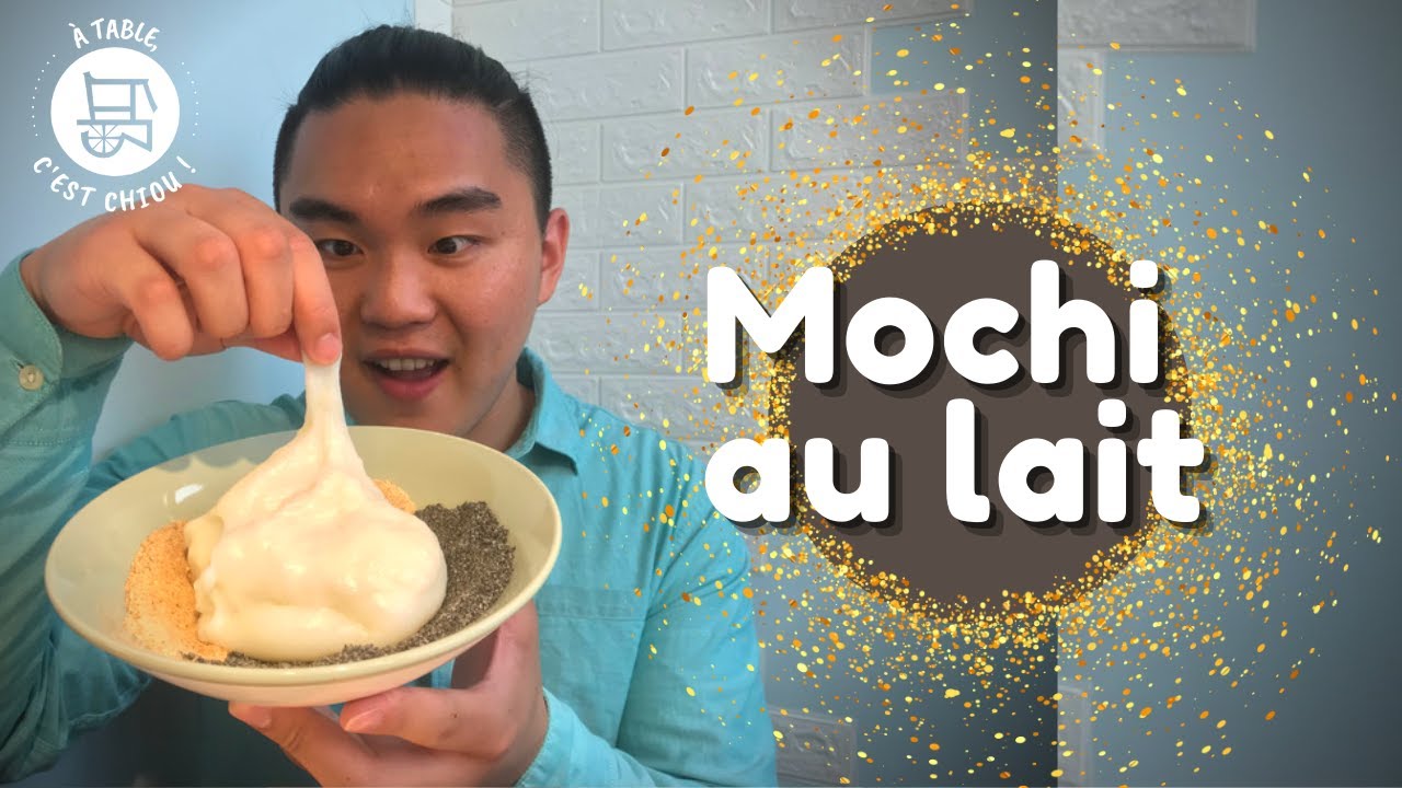 Mochi au lait - recette des mochis sans riz gluant en 3 min - YouTube