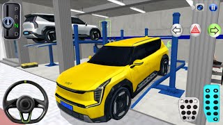 New Electric car in Auto repair Shop - 3D Driving Class 2025 - 3D Driving Class Game - Car Games