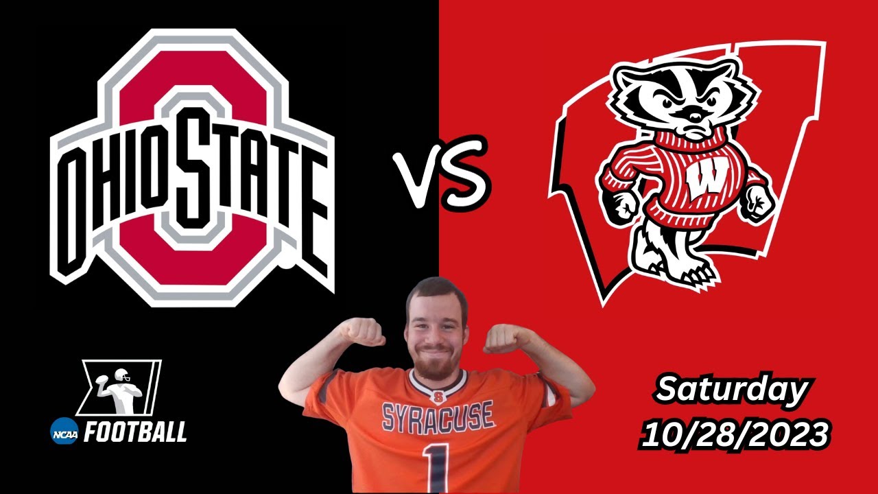 Ohio State Wisconsin Saturday 10/28/23 NCAAF Picks and Predictions