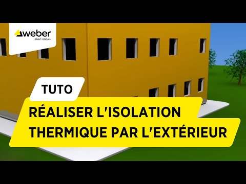 Comment réaliser l'isolation thermique par l’extérieur avec de la laine de roche ? | Les tutos Weber