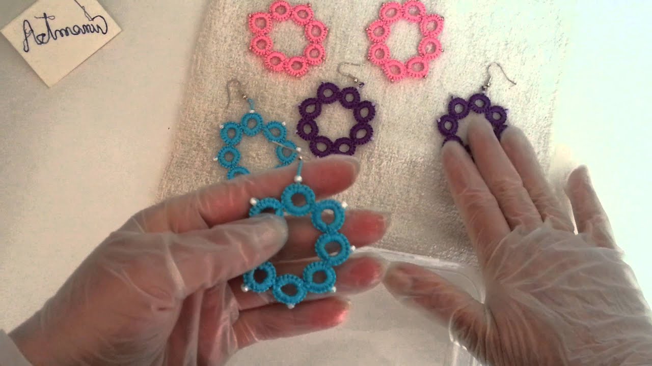 Como almidonar labores de frivoliê y crochet