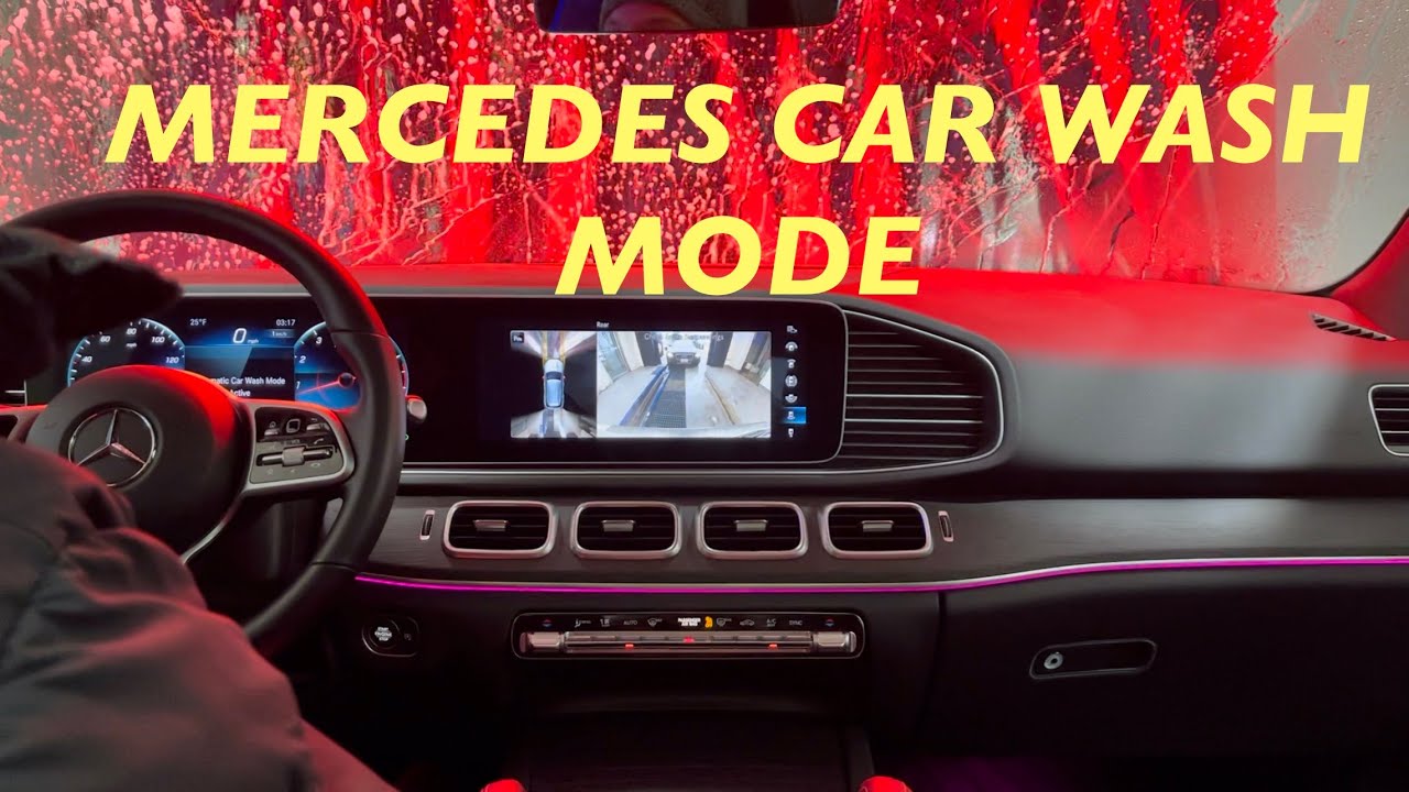2022 Mercedes GLE car wash mode YouTube
