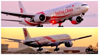 AIR CHINA BOEING 777 (SMILING CHINA LIVERY) LANDS AT LAX - NOVEMBER 2019 [4K 🎧 ATC INCLUDED]