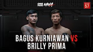 Duel Panas Berdarah! Bagus Kurniawan Vs Brilly Prima | Full Fight One Pride MMA FN 57