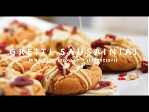 Video: Greiti Ir Skanūs Sausainiai Keptuvėje