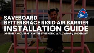 CodeMark // betterBRACE Rigid Air Barrier // How to install guide // Option A - Synthetic Wrap