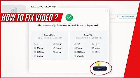 How to Fix Corrupted Video Files - How to Repair Damaged .mp4 files Using Video Repair Tool