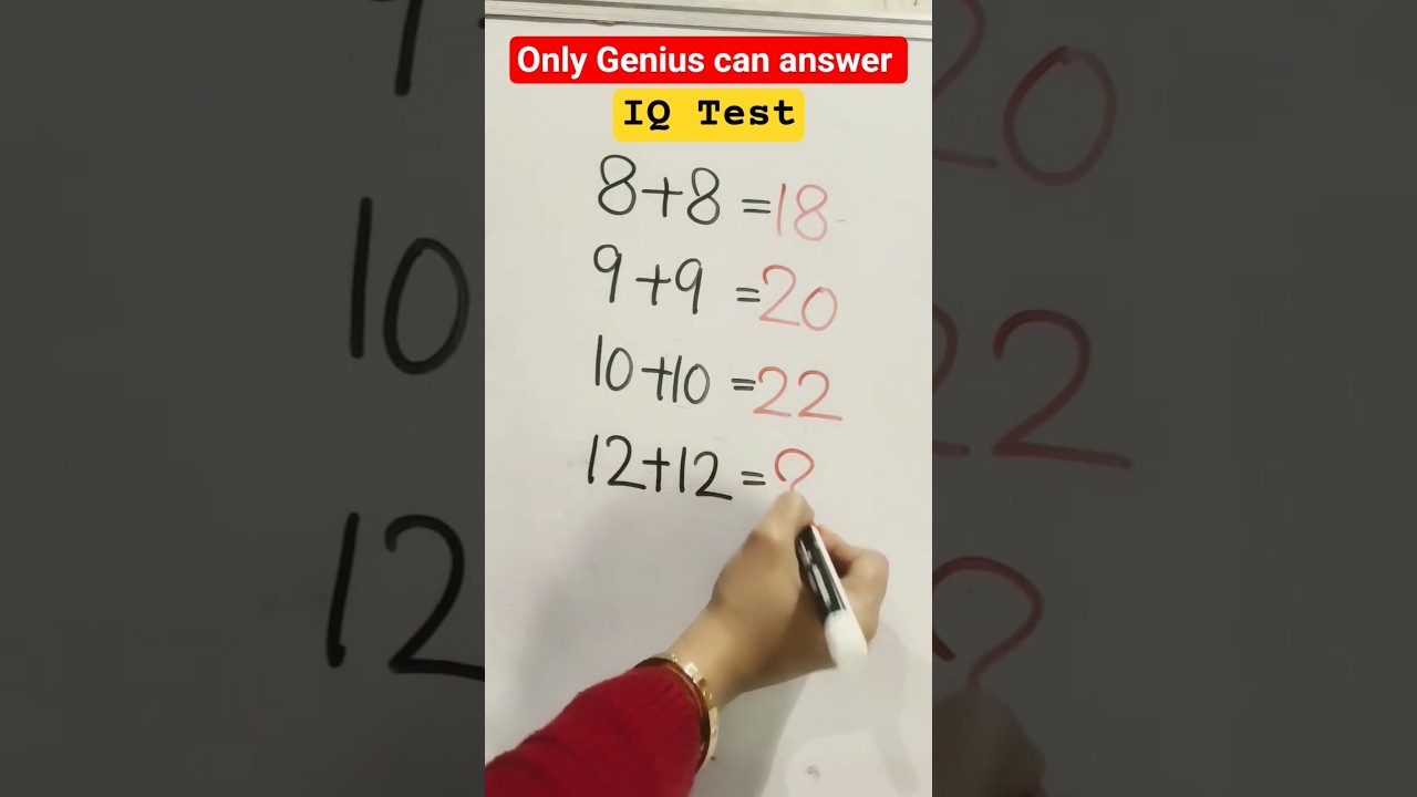 Only Genius Can Answer 😱 | Maths Challenge #maths #genius #mathschallenge #iqtest #puzzle #trending