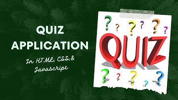 Create an Interactive Quiz Application with Timer using HTML, CSS, and JavaScript | Web Genie