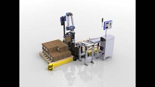 End-of-line performance with OPTEL’s cobot palletizer.