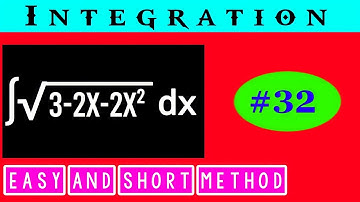 ∫√3-2x-2x² dx || Video - 32 || Integration √3-2x-2x² dx || √3-2x-2x² dx || Integration Video