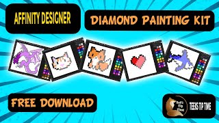 AFFINITY DESIGNER - FREE DIGITAL DIAMOND PAINTING TUTORIAL AND DOWNLOAD