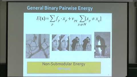 VMVW01 | Prof. Olga Veksler | Adaptive and Move Making Auxiliary Cuts for Binary Pairwise Energies