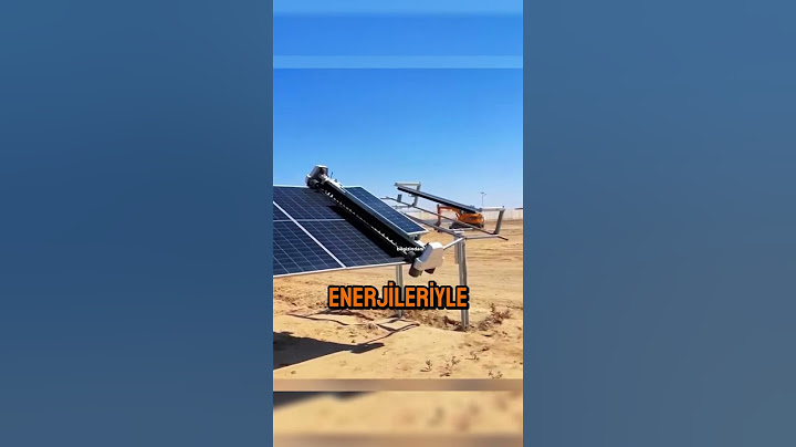 Çin'de Çöldeki Güneş Panelleri Nasıl Temizleniyor? 🌵☀️🤖