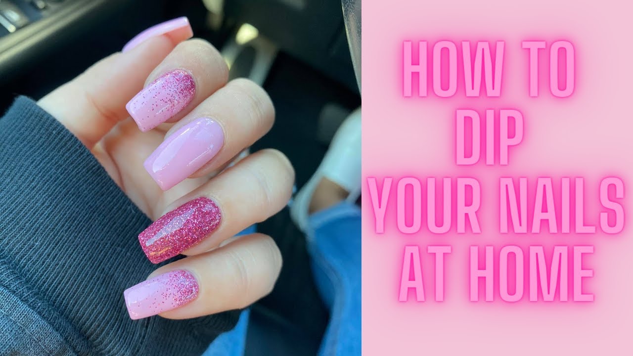 How To Dip Yours Nails Even If You Can't Paint Them | Peppi Gel - YouTube