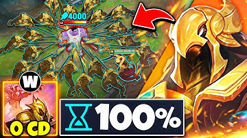 Azir, but I have 100% CDR and spawn an army of soldiers (NO COOLDOWNS)