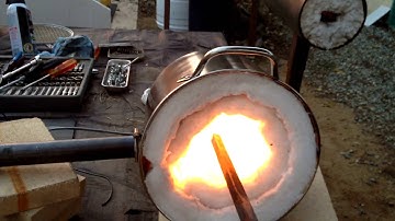 Easy home built kitchen pot forge foundry 🔥🔥