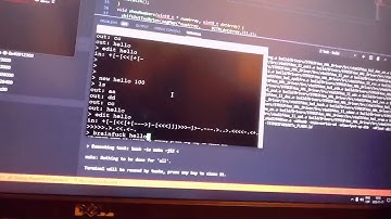 brainfuck helloworld on STM32 Nucleo