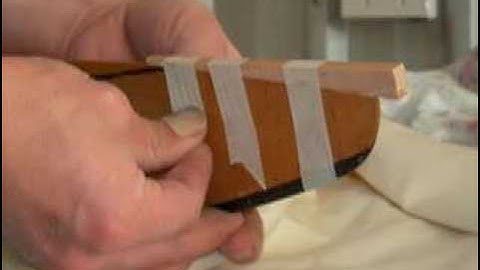 Wooden Propeller Trailing Edge Repair