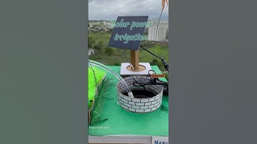 Solar power irrigation working model #diy #irrigation #shorts NakulSahuArt