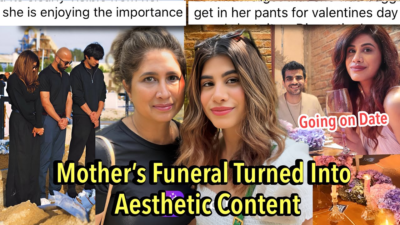 Malvika Sitlani Posing For Camera Aesthetically On Her Mom Funeral| making content 