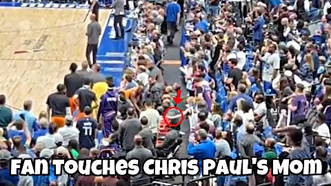 LEAKED Footage Of Mavs Fan Touching Chris Paul’s Mom! Full Details Explained🤔