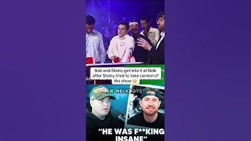 Bob and Steiny get into it at Nelk after Steiny tried to take control of the show 😳 || @nelkfilmz