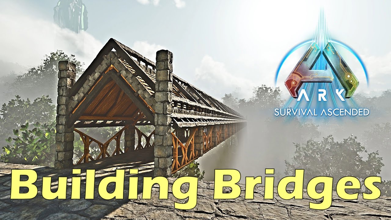 Building and Decorating a Floating Bridge Ark Survival Ascended
