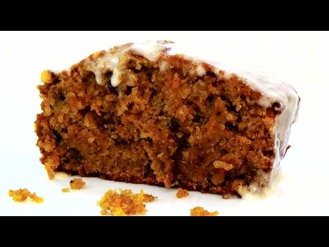 Видео рецепт Простой морковный пирог с глазурью