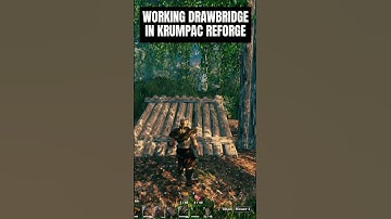 [Valheim] WORKING DRAWBRIDGE in Krumpac Reforged #valheim #krumpac