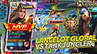 HOW TO USE LANCELOT AGAINST TANK JUNGLER!? 🔥 TOP GLOBAL LANCELOT INDONESIA | MOBILE LEGENDS