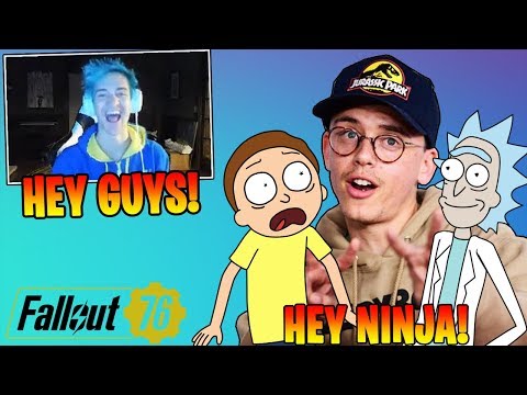 Video: Vi Så Ninja, Logic Og Rick Og Morty Spille Fallout 76 Slik At Du Ikke Trenger å