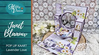 Fblive - Pop Up Kaart Lavender Love Door Janet Blaauw - 20 Maart