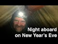 Night aboard on New Year&#39;s Eve