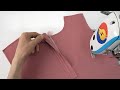 How to sew a zipper into the neck of a dress | amazing sewing tips and tricks | Tailor-nour