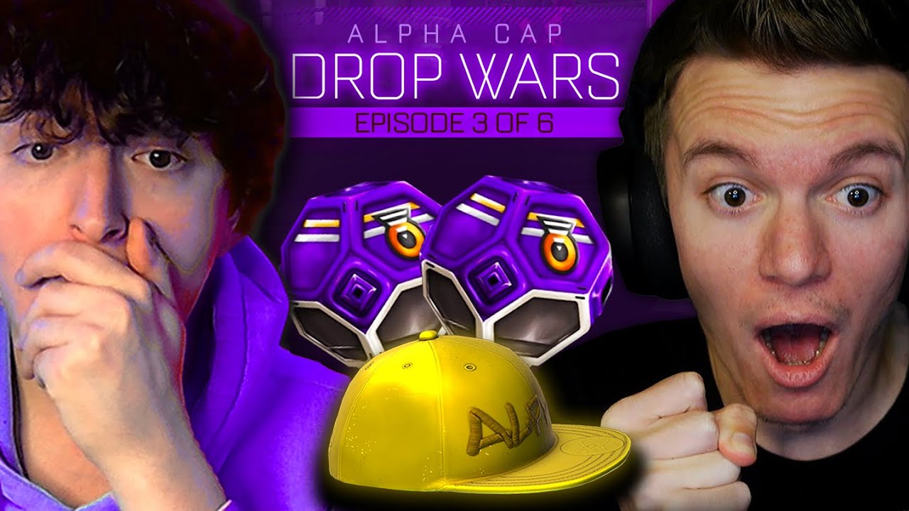 *ALPHA CAP* DROP WARS (VERY RARE) CRATE BATTLE IN ROCKET LEAGUE! YouTube