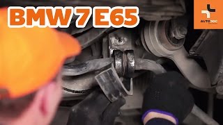 How to replace Sway bar bushes on BMW 7 (E65, E66, E67) - video tutorial