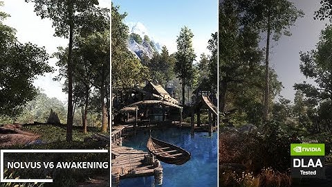 Remastering SKYRIM | 2024 - NOLVUS V6 AWAKENING ENBs SHOWCASE - DLAA - COMPLEX PARALLAX