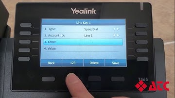 How To Set Up Speed Dials (Yealink T46S Phone)