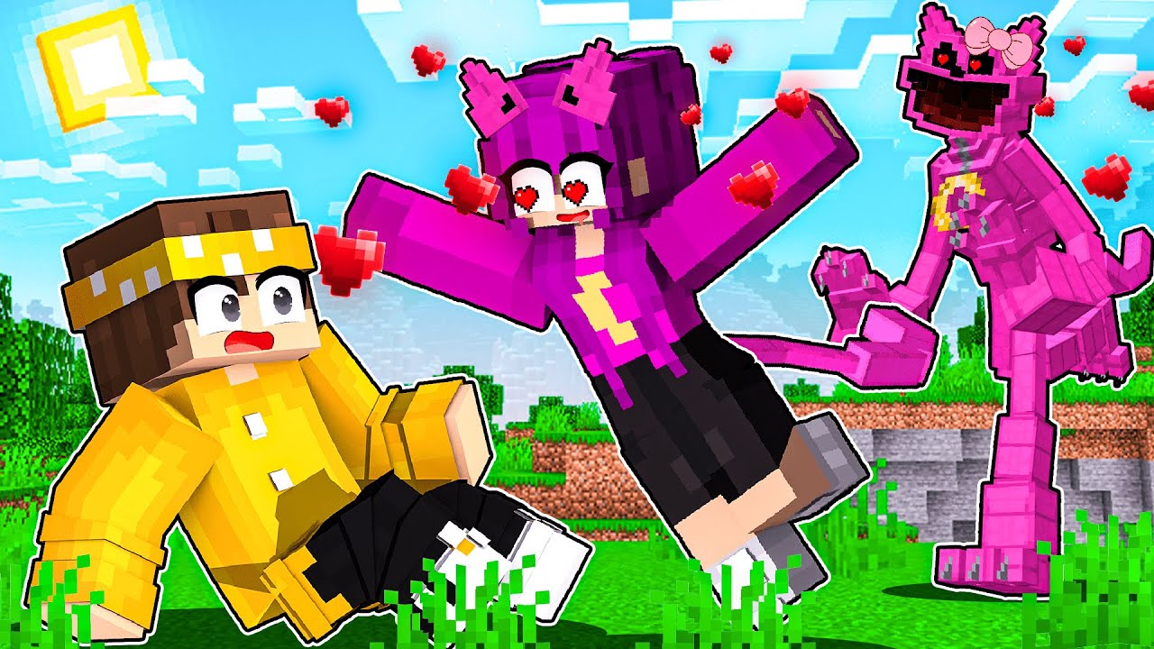 A GAROTA CATNAP se APAIXONOU POR MIM no MINECRAFT