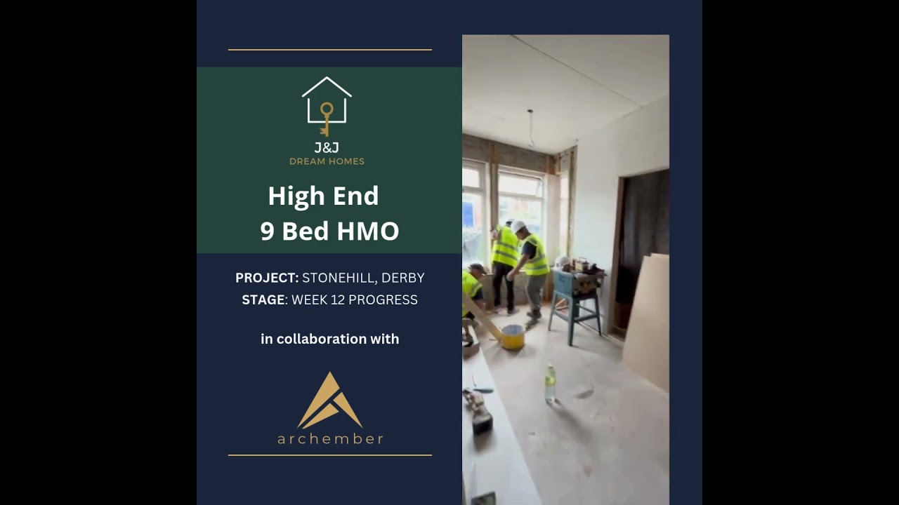 Stonehill Road Project - Derby, 9-bed HMO - Week 12