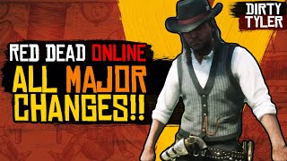 Red Dead Online: All MAJOR Changes this for this weeks UPDATE