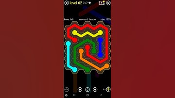 How To Solve Flow Free Hexes Classic Pack Level 62 Med 7x7 Board Walk Through Solution Walkthrough