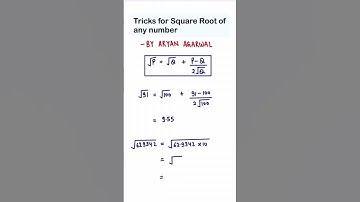 GOD Trick For Square Root of Any Number | Calculation Tricks | JEE | NEET
