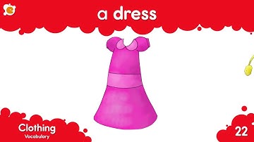 Clothing Vocabulary (Từ vựng về quần áo)|Tên các loại quần áo trong tiếng Anh-Learn English for kids